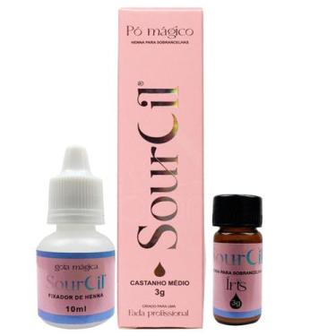 Imagem de Henna De Sobrancelha Sourcil Kit Designer Profissional sombracelha ren