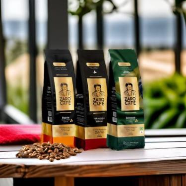 Imagem de Kit Zaro Café Especial em Grãos Variedades 1,5kg