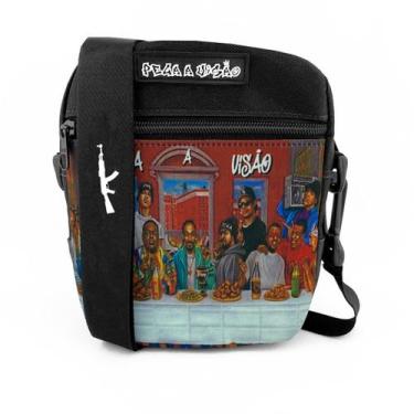 Imagem de Shoulder Bag Mini Bolsa Lateral Pega a Visão Rappers - MP Moda Masculi