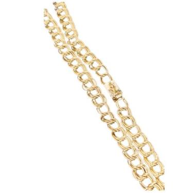 Imagem de Corrente Grumet triplo fecho Gaveta 13mm Cordão Elegante - A.R Varieda