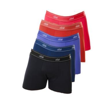 Imagem de Kit com 5 cueca boxer box microfibra poliamida - ALTIÊ, Sortidas, GG