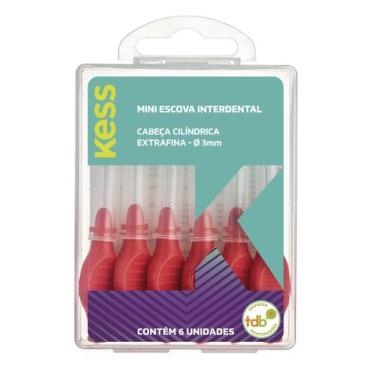 Imagem de Escova De Dentes Kess Mini Interdental Cilindrica Extrafina C/6 2005