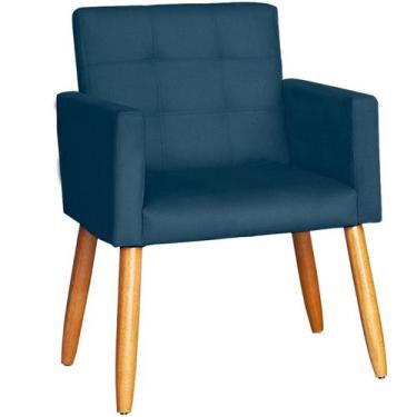 Imagem de Poltrona Decorativa Cadeira Escritório Recepção Sala de estar  - MOBLA