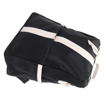 Imagem de Mochila Feminina, Couro Pu Macio, Grande Capacidade, Mochila Casual de Ombro para Mulheres, Viagens de Trabalho, Compras (Preto)