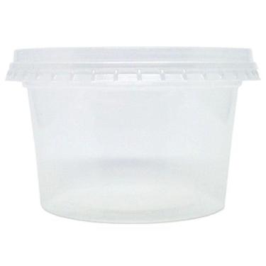 Imagem de Pote Redondo com Sobretampa 200ml Rioplastic 25 Unidades