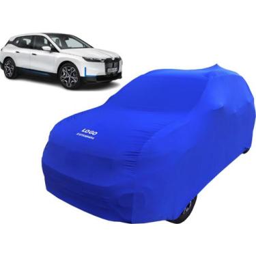 Imagem de Capa Personalizada Com Logo Para Carro Suv Bmw IX40 - Mz, Azul