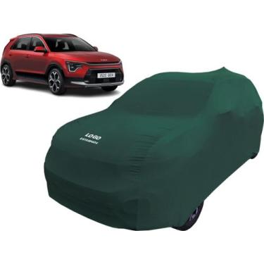 Imagem de Capa Cobrir Carro Suv kia Niro Tecido Helanca Lycra - Mz, Verde