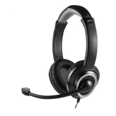 Imagem de Headset com Fio HF600 Conexo P3 e USB Cabo de 240CM Preto - PH427 - Mu