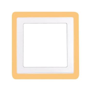 Imagem de Plafon LED de Sobrepor Quadrado Branco 24W - Taschibra Dual Color
