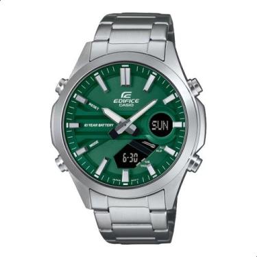 Imagem de Relógio Masculino Casio Edifice Anadigi Verde EFV-C120D-3ADF
