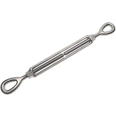 Imagem de MarineNow Esticador marinho 316 de aço inoxidável Eye Eye Eye Open Body para escolher o tamanho e a quantidade da embalagem (9,5 cm x 15,24 cm, pacote com 02)