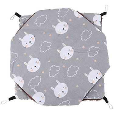 Imagem de Rede para Porquinhos-Da-índia, Macio Quente Cama para Porquinhos-Da-índia de Estimação, Brinquedo para Hamster | Rede Pendurada para Hamsters Ratos para Animais Pequenos (34 * 34)