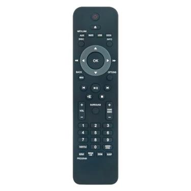 Imagem de AULCMEET Novo controle remoto de substituição adequado para sistema de home theater Philips HTS3220 HTS3220/12 HTS5110/12 HTS6515