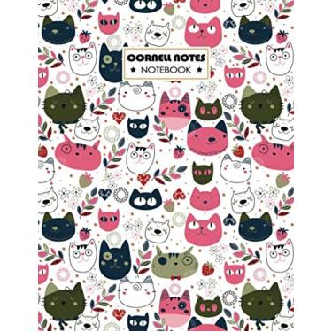 Imagem de Cornell Notes Notebook: Cornell Note Taking Method Notebook, Index And A Numbered Pages/Cats Background