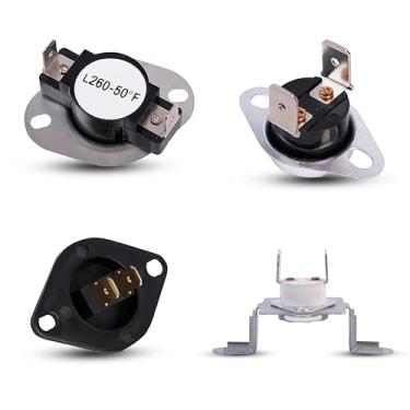 Imagem de Para Samsung DV45H7000EW A2, DV40J3000EW A2, DV218AEW XAA, DV219AEW XAA, DV220AEW XAA, DV209AEW XAA Termostato de secadora DC47-00018A Termistor DC32-00007A Fusível térmico DC47 -00016A e DC96-00887A