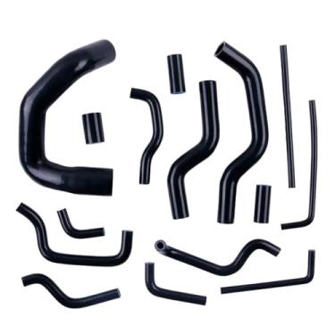 Imagem de JOIUYOLJ Kits de mangueira de radiador e aquecedor de silicone diesel de 4 camadas para JAG UAR XJS V12 5.3L 6.0L 1976-1996