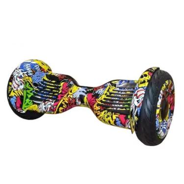 Imagem de Hoverboard 10 Polegadas Skate Elétrico com Led e Bluetooth Original Brinovar (Hip Hop)