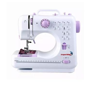 Imagem de Máquina De Costura Elétrica Portátil Bivolt 12 Pontos Linha - Importwa