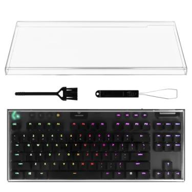Imagem de Geekria Capa antipoeira para teclado, capa de teclado de acrílico transparente compatível com Logitech G915 TKL / G915 X Lightspeed TKL / G715 / G713