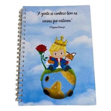 Imagem de Caderno Universitário Pequeno Príncipe Frases Cativou 100fls 1mt - Ser