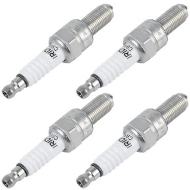 Imagem de SCITOO Velas de ignição Iridium Platinum para Polaris Ranger RZR 570, Ranger 900 Xtreme Performance & Ducati 749.998 Matrix, ST3 e para Kawasaki ZRX1 e para Suzuki DR350 e para Yamaha FZ8 CR9EIX 4