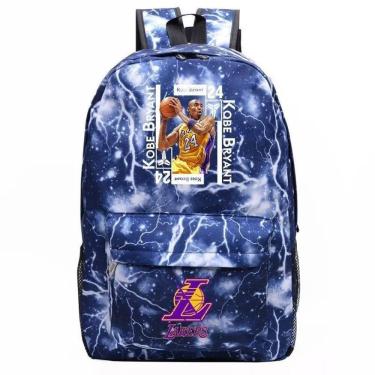 Imagem de Mochila SANMU, estilo casual, estrela da NBA, Kobe Bryant, couro PU