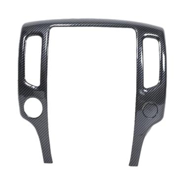 Imagem de Daeiclru Capa de acabamento de saída de ar do console central compatível com Nissan 370Z 2009-2020, console central painel de ar condicionado capa de acabamento saída de ar AC moldura proteção painel