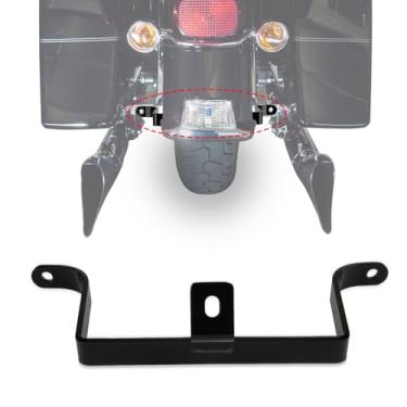 Imagem de PSLER Saddle Bag Saddlebag to Fender Support Bracket Saddlebag Mount to Mudguard Support Bar for Touring Street Glide Road Glide FLTR Electra Glide FLHT Road King FLHR 1984-2008