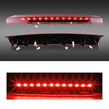 Imagem de Terceira luzes de freio de alta montagem, compatíveis com Ford Mustang 1999-2004 Terceiro centro de carga traseira LED reversa 3ª barra de luz de freio (vermelho)