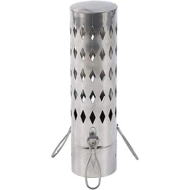 Imagem de TAISOCA Tampa de chuva de chaminé de 22 cm x 6 cm para tubo de fogão a lenha tampas de chaminé de aço inoxidável para uso externo