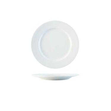 Imagem de Prato de chapéu de palha de salada de espaguete, prato ocidental criativo doméstico de cerâmica - prato plano de 25 cm - branco [fio fino]