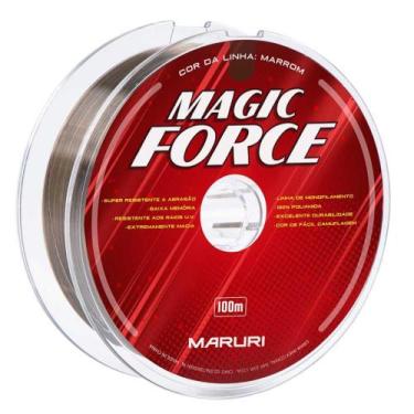 Imagem de Linha Monofilamento Magic Force 100mts Marrom - Maruri 0,50mm