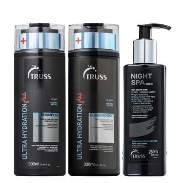 Imagem de Truss Ultra Hydration Plus+ Kit Shampoo Condicionador e Night Spa Seru
