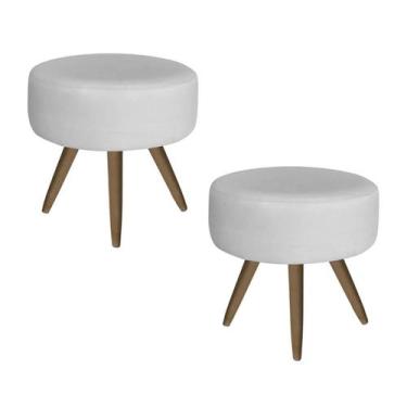 Imagem de Kit Banqueta Redonda em material sintético: Estilo e Durabilidade - Fi