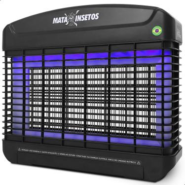 Imagem de Mata Mosquitos Elétrico Premium Casa Attract 2000V Grade Intercalada Mata Até Maruim Armadilha Insetos Feito no Brasil