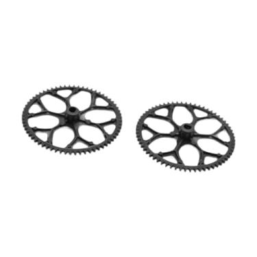 Imagem de Generic 2 peças de controle remoto engrenagens de helicóptero Definir acessórios de aviação DIY para wltoys
