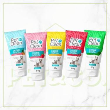 Imagem de Kit Creme Dental Pet Pasta de Dente para Cachorro e Gato 2, 3 ou 5 Uni