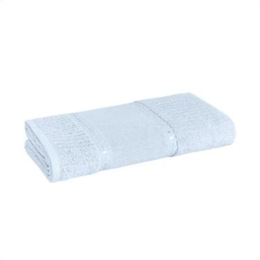 Imagem de Toalha De Lavabo/Visita Para Bordar 30x50  - Karsten , Azul Claro