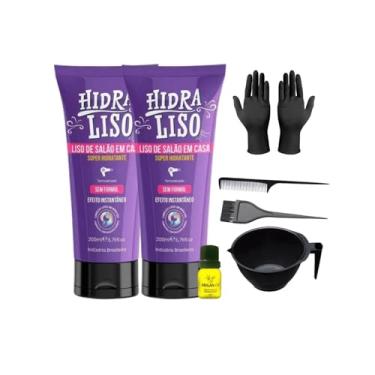 Imagem de 2 Progressiva De Chuveiro Hidraliso Alisante Orgânico 200 Ml