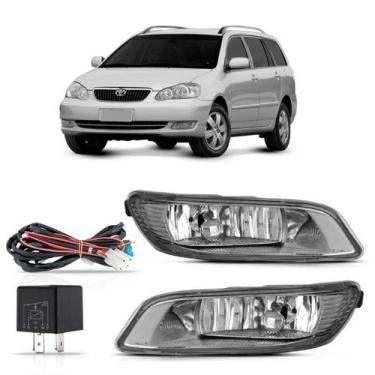 Imagem de Kit Farol Milha Auxiliar Corolla Fielder 2005 2006 2007 2008 - SP ACES