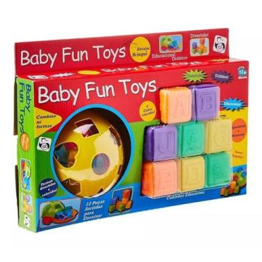 Imagem de Brinquedo Didatico Educativo Sensorial Geometrico 12 Meses+ - Picapau
