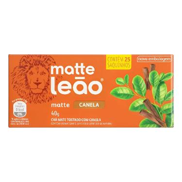Imagem de Chá Matte Leão 40g Canela Com 25 Saquinhos - 4 Unidades