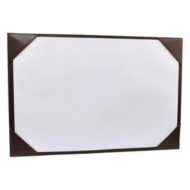 Imagem de Risque Rabisque AGRON A3 em Couro Galvani, Marrom Café