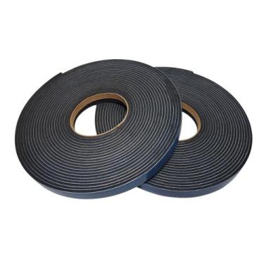 Imagem de Fita Adesiva Cola Vedação Janela Porta 20x3 mm - 50 Metros Borrachas L