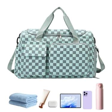 Imagem de Bolsa esportiva, mochila de ginástica, Bolsa de treino à prova d'água com compartimento de sapatos, Transportadora de itens pessoais multiuso para viagens de ginástica