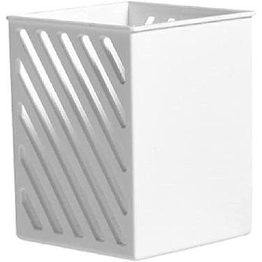 Imagem de Porta-lápis de mesa multifuncional, suporte de pincel de maquiagem montado na parede, suporte decorativo de mesa, caixa de armazenamento de papelaria para economia de espaço