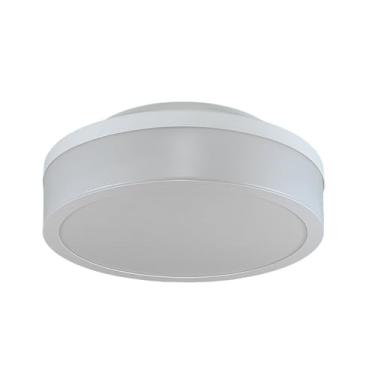 Imagem de LUMINÁRIA REDONDA BRANCO SOBREPOR SANTORINI DE 36 CM DIAM. PARA 03 LAMPADAS BULBO LED E-27