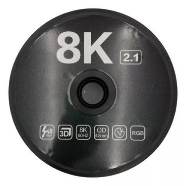 Imagem de Cabo Hdmi Fibra Óptica 2.1 60hz 3d 48gbps 70 Metros 8k - MB