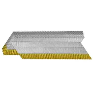 Imagem de SITLDY Pregos de aço inoxidável 304 de calibre 15 com acabamento angular DA, pacote com 1000 unidades de 34 graus para pregador pneumático e elétrico com acabamento angular