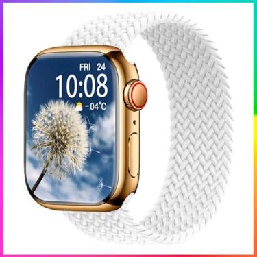 Imagem de Smartwatch Watch HW9 PRO 2 Branco Amoled 3 pulseiras NFC assistente de